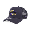 LOS ANGELES LAKERS INFILL A FRAME TRUCK DARK GRAY 9FORTY AF TRUCKER CAP