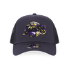 LOS ANGELES LAKERS INFILL A FRAME TRUCK DARK GRAY 9FORTY AF TRUCKER CAP