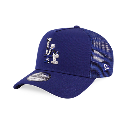 LOS ANGELES DODGERS INFILL A FRAME TRUCK DARK BLUE 9FORTY AF TRUCKER CAP