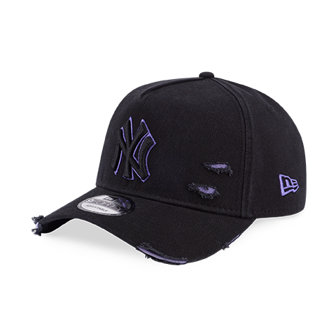 NEW YORK YANKEES COTTON DAMAGED BLACK 9FORTY AF CAP