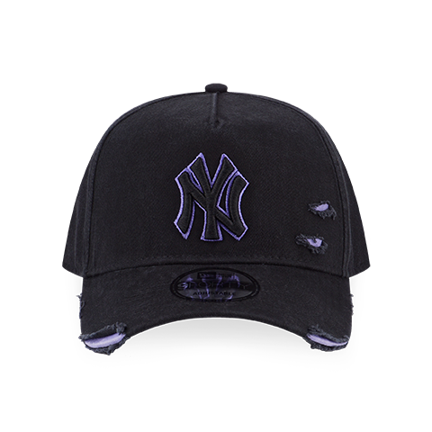 NEW YORK YANKEES COTTON DAMAGED BLACK 9FORTY AF CAP