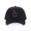 LOS ANGELES DODGERS COTTON DAMAGED BLACK 9FORTY AF CAP