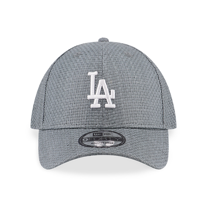 LOS ANGELES DODGERS RAFFIA GRAY 9FORTY CAP