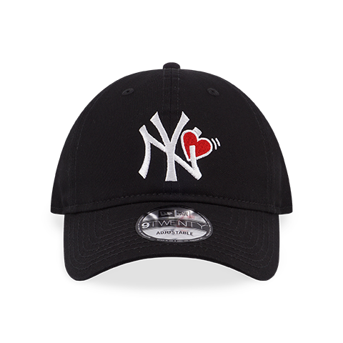 VALENTINE - WITH HEART NEW YORK YANKEES BLACK 9TWENTY CAP