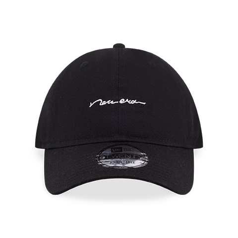 NEW ERA TACK BUTTON BLACK 9TWENTY CAP