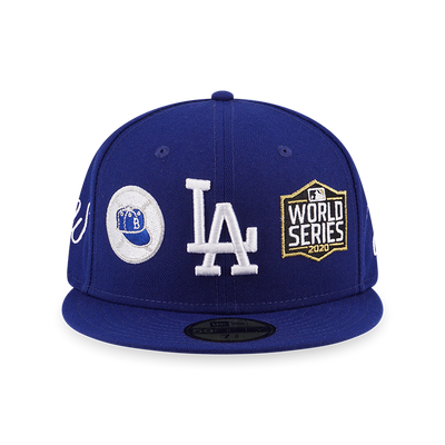 LOS ANGELES DODGERS HISTORIC CHAMPS DARK BLUE 59FIFTY CAP
