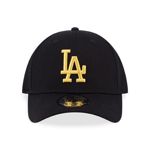 LEAGUE ESSENTIAL LOS ANGELES DODGERS BLACK 9FORTY CAP