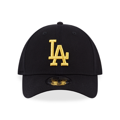 LEAGUE ESSENTIAL LOS ANGELES DODGERS BLACK 9FORTY CAP