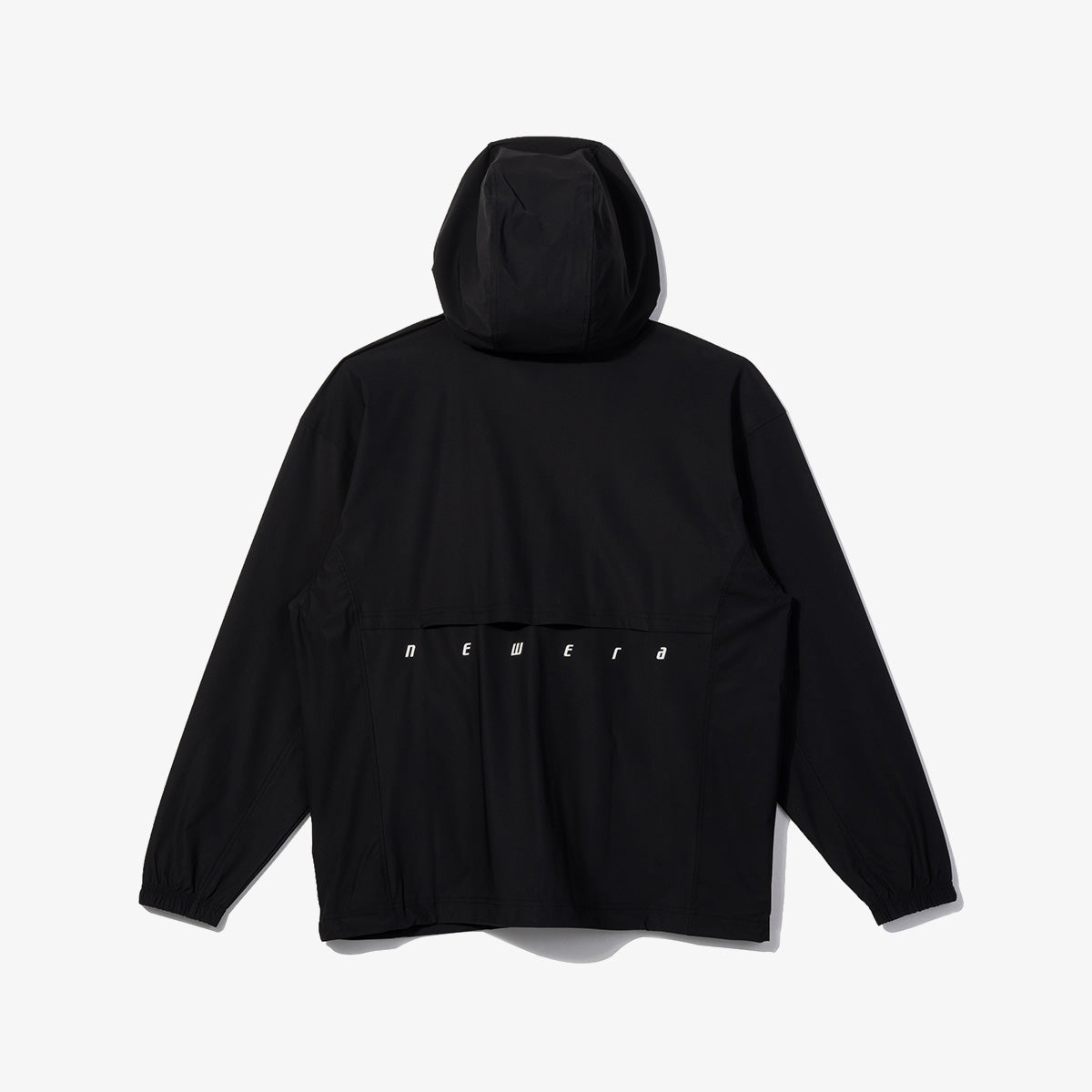 NEW ERA TECH TRAINING BLACK ZIP FRONT HOODIE