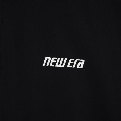 NEW ERA TECH TRAINING BLACK ZIP FRONT HOODIE