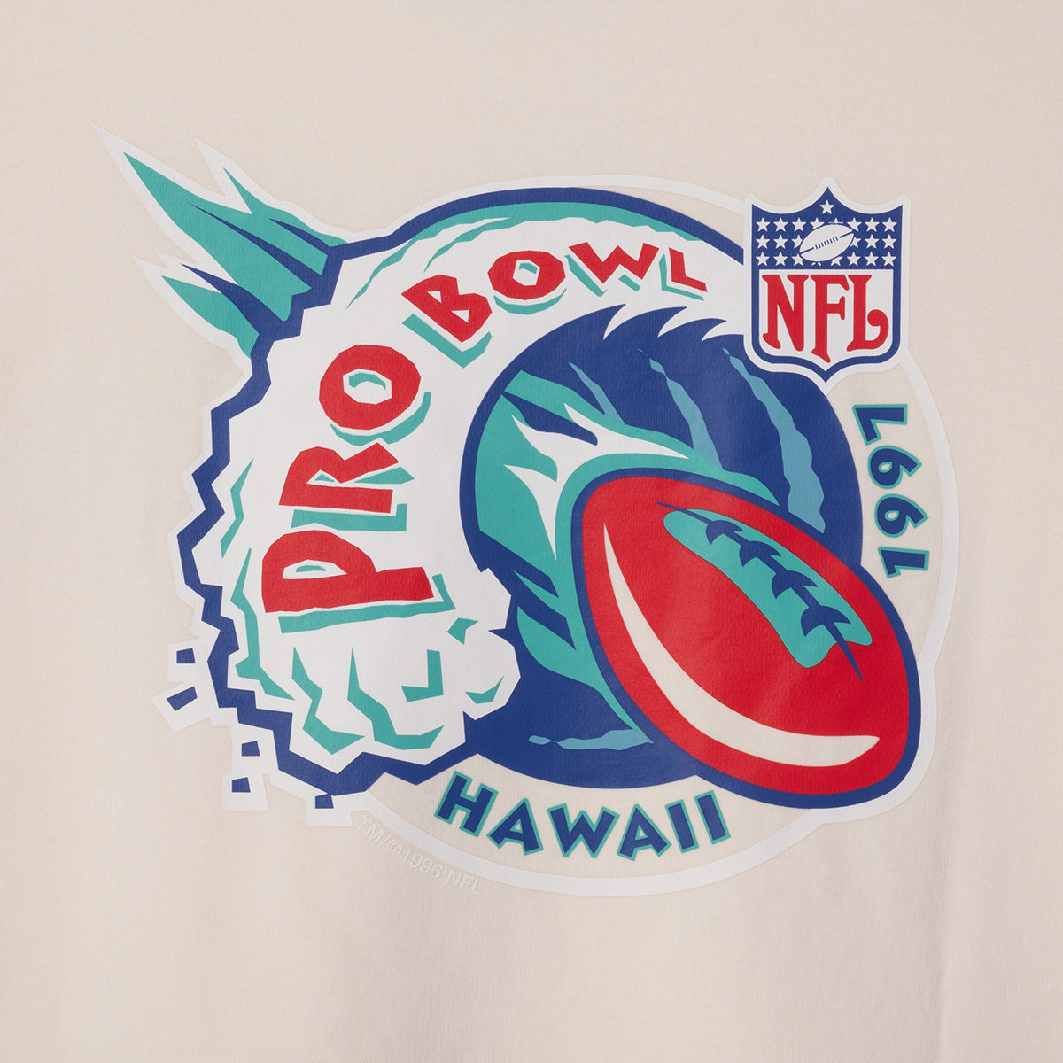 NFL HAWAII PRO BOWL RS BEIGE SHORT SLEEVE T-SHIRT
