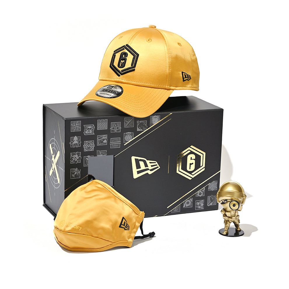 NEW ERA X UBISOFT RAINBOW SIX SIEGE BUNDLE SET - GOLD 9FORTY CAP AND M ...