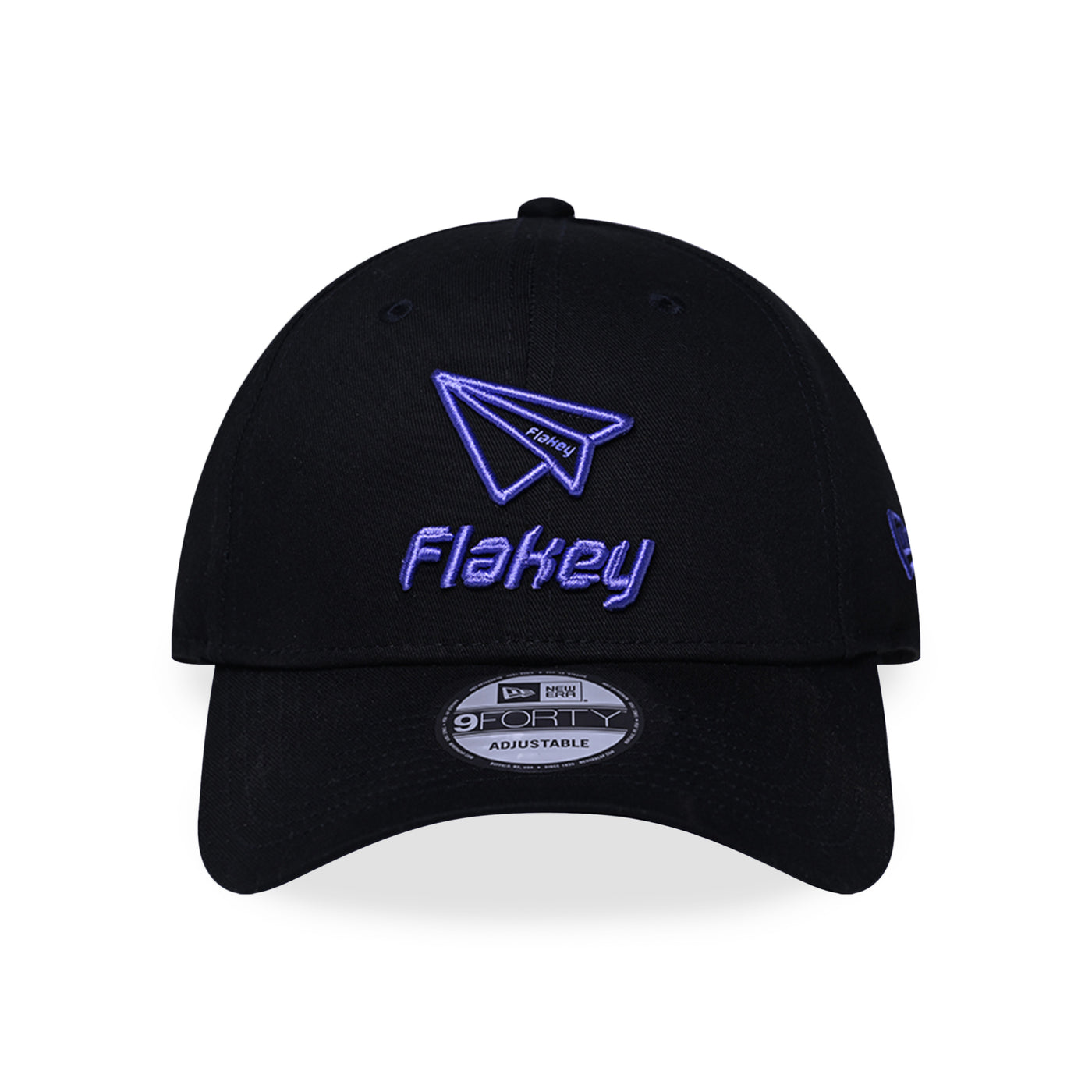 NEW ERA X FLAKEY (FRANKIE) PURPLE LOGO BLACK 9FORTY CAP