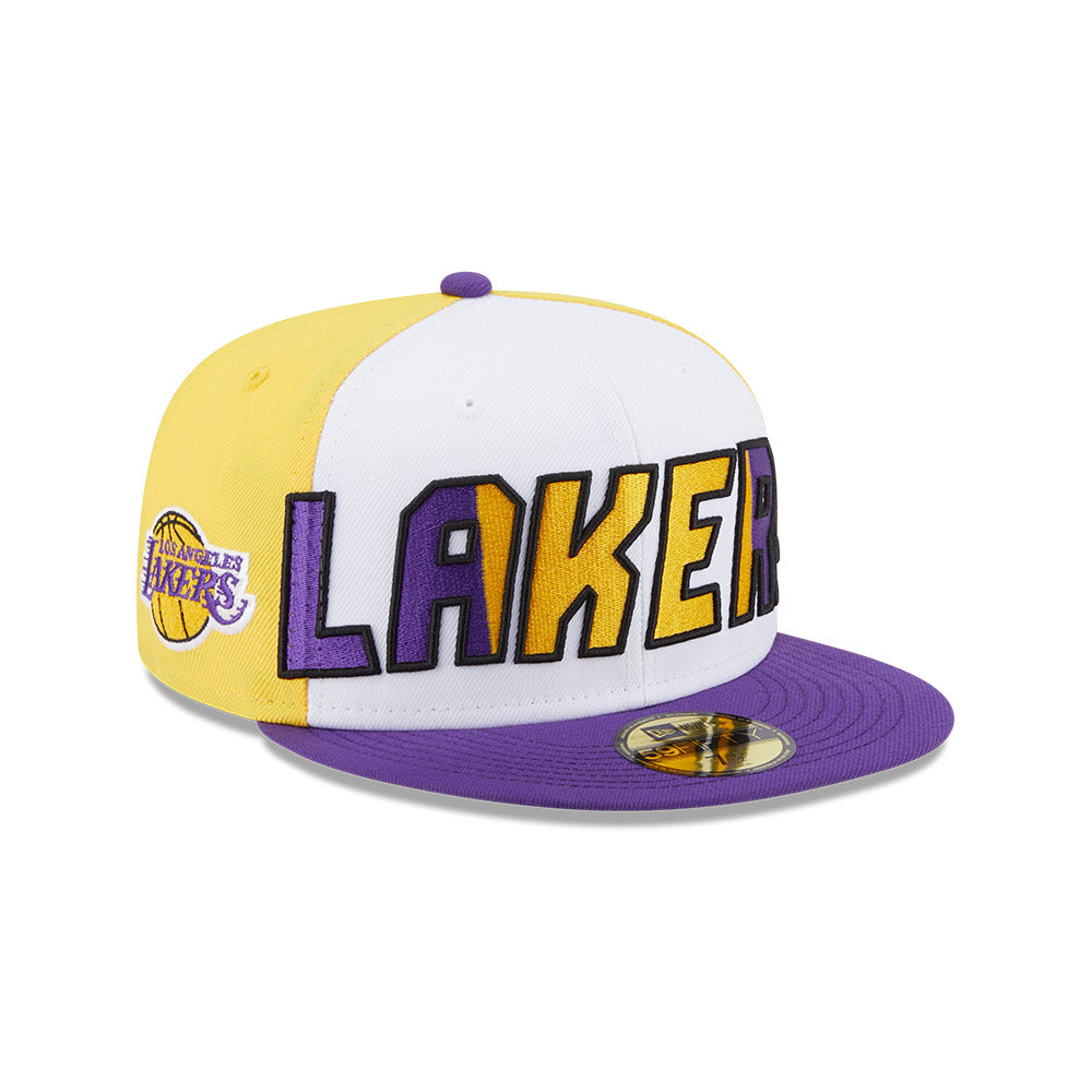 NBA BACKHALF 2023 LOS ANGELES LAKERS PURPLE 59FIFTY CAP