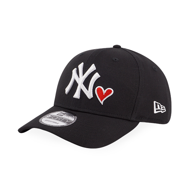 NEW YORK YANKEES HEART ESSENTIAL BLACK 9FORTY CAP