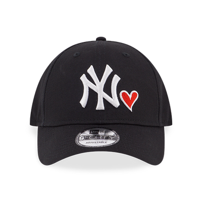 NEW YORK YANKEES HEART ESSENTIAL BLACK 9FORTY CAP