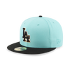 LOS ANGELES DODGERS 59FIFTY PACK - MINT CONDITIONS TURQUOISE 59FIFTY CAP